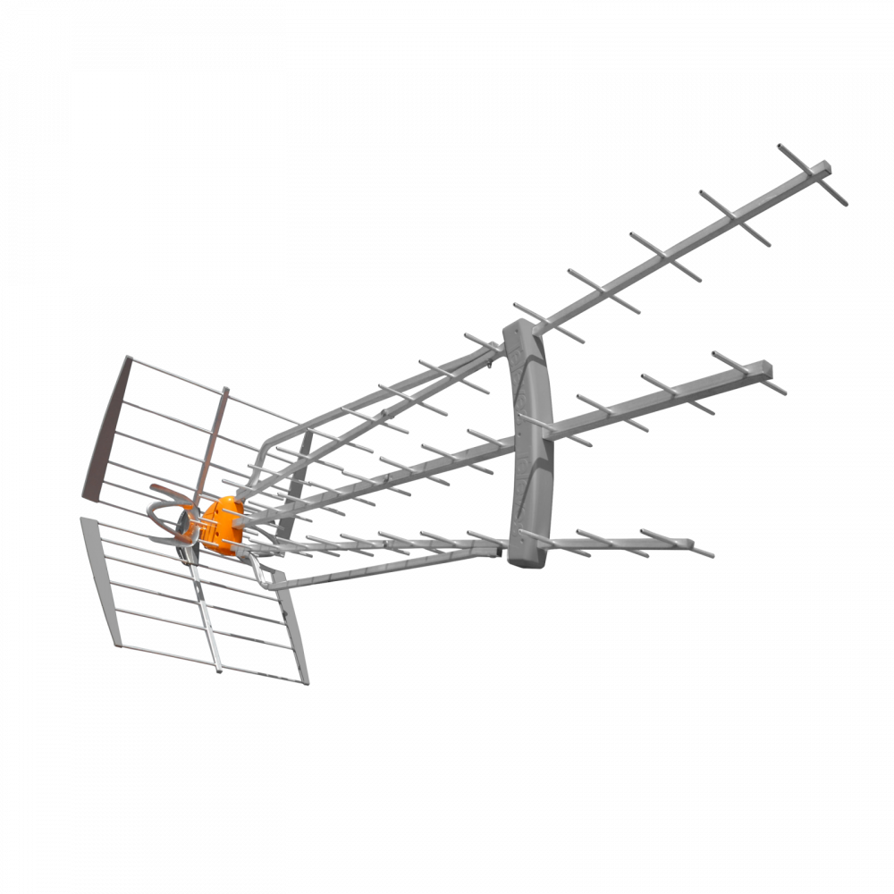 Televes 149783, DAT BOSS LR UHF Antenna W/Pre-Amplifier, Long Range/Fringe