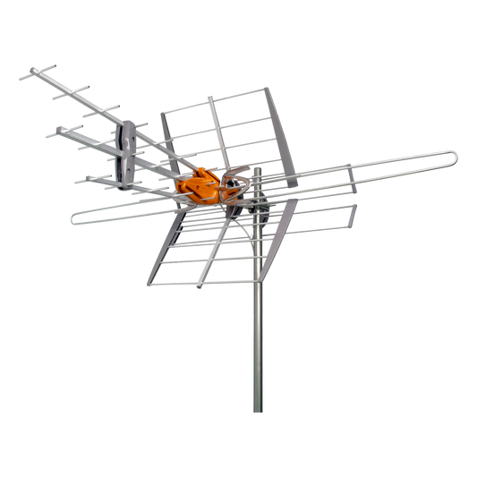 Televes 148281, DAT BOSS MIX TV Antenna with W/Preamp, LO-VHF/HI-VHF/UHF